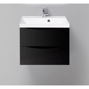 Тумба с раковиной belbagno marino 60 nero lucido